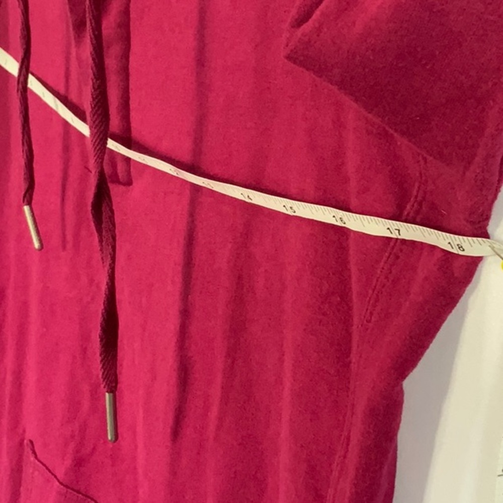 Calvin Klein Maroon 1/4 zip hoodie 1E-0008 - Picture 5 of 7
